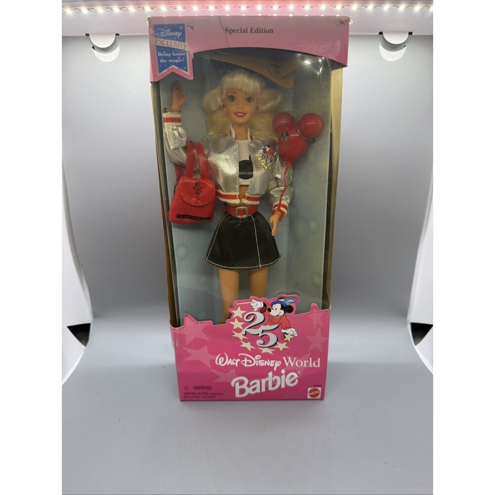 1996 Mattel Barbie WALT DISNEY WORLD 25th ANNIVERSARY Doll, New In Box